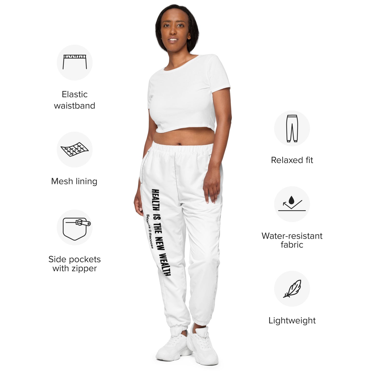 Health & Wealth Unisex track pants