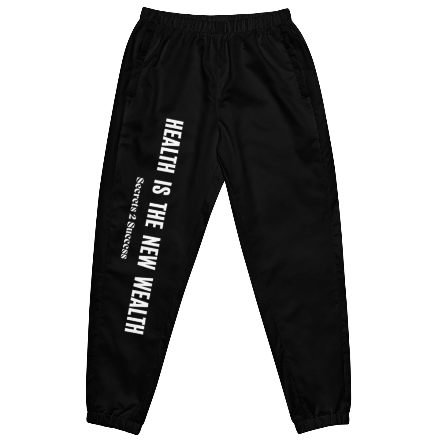 Black Health & Wealth unisex track pants