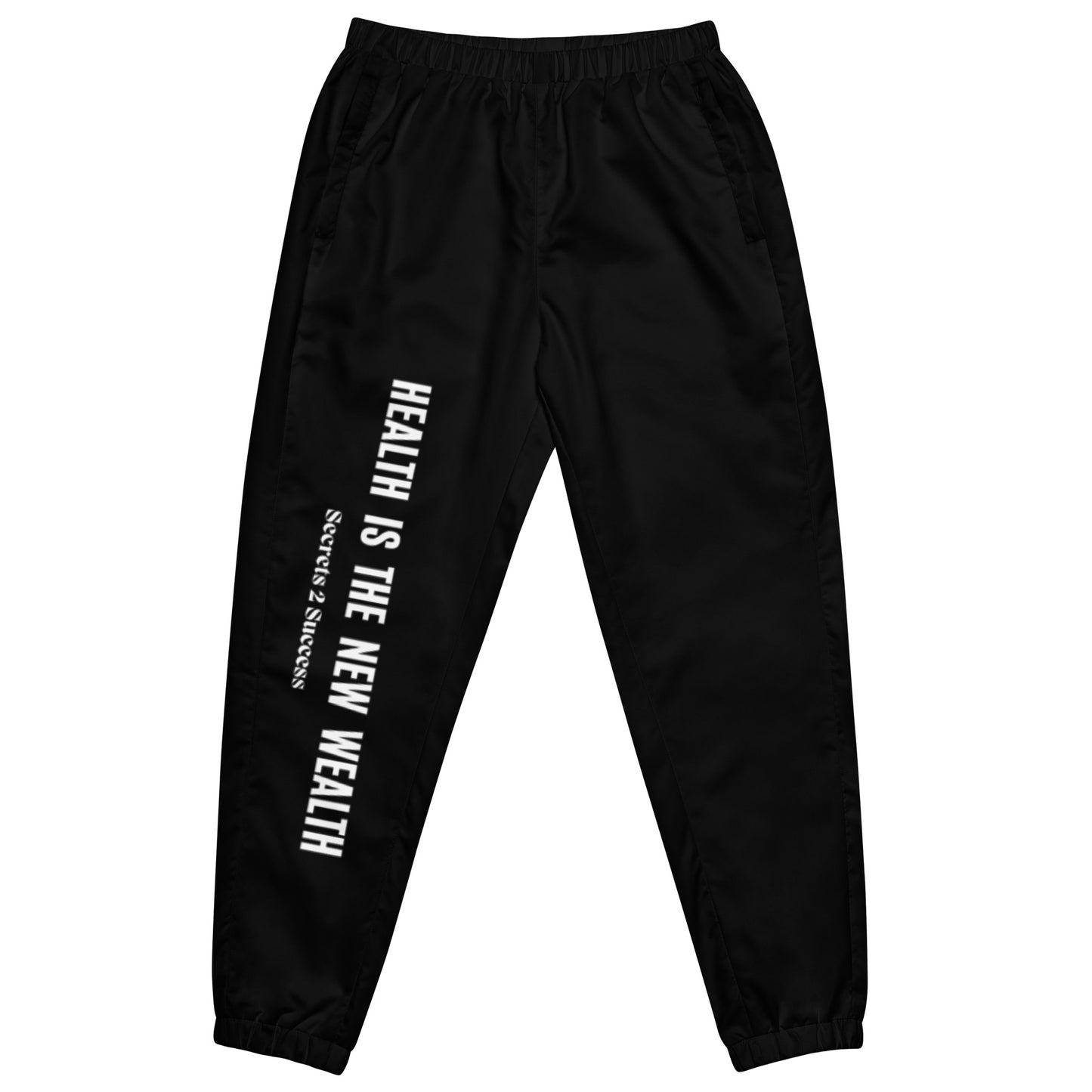 Black Health & Wealth unisex track pants