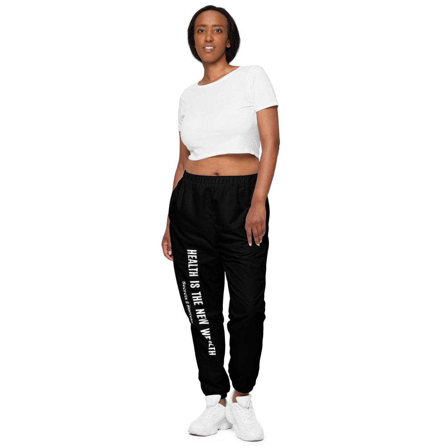 Black Health & Wealth unisex track pants