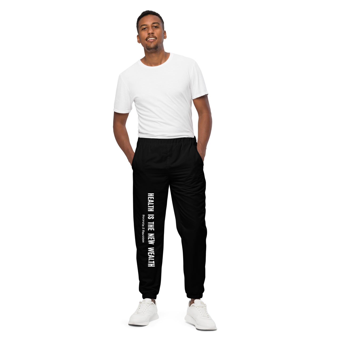 Black Health & Wealth unisex track pants