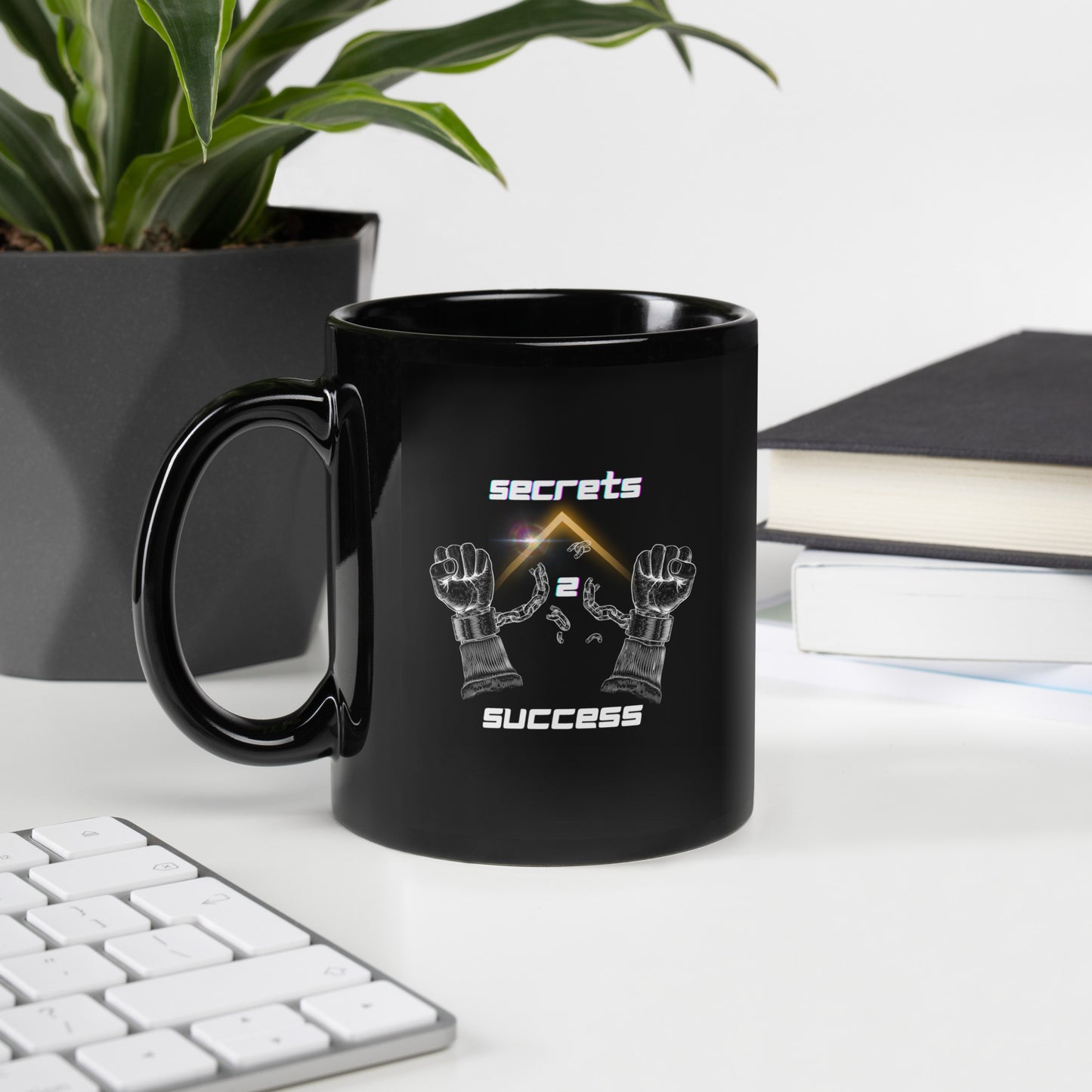 Secrets 2 Success  Black Glossy Mug