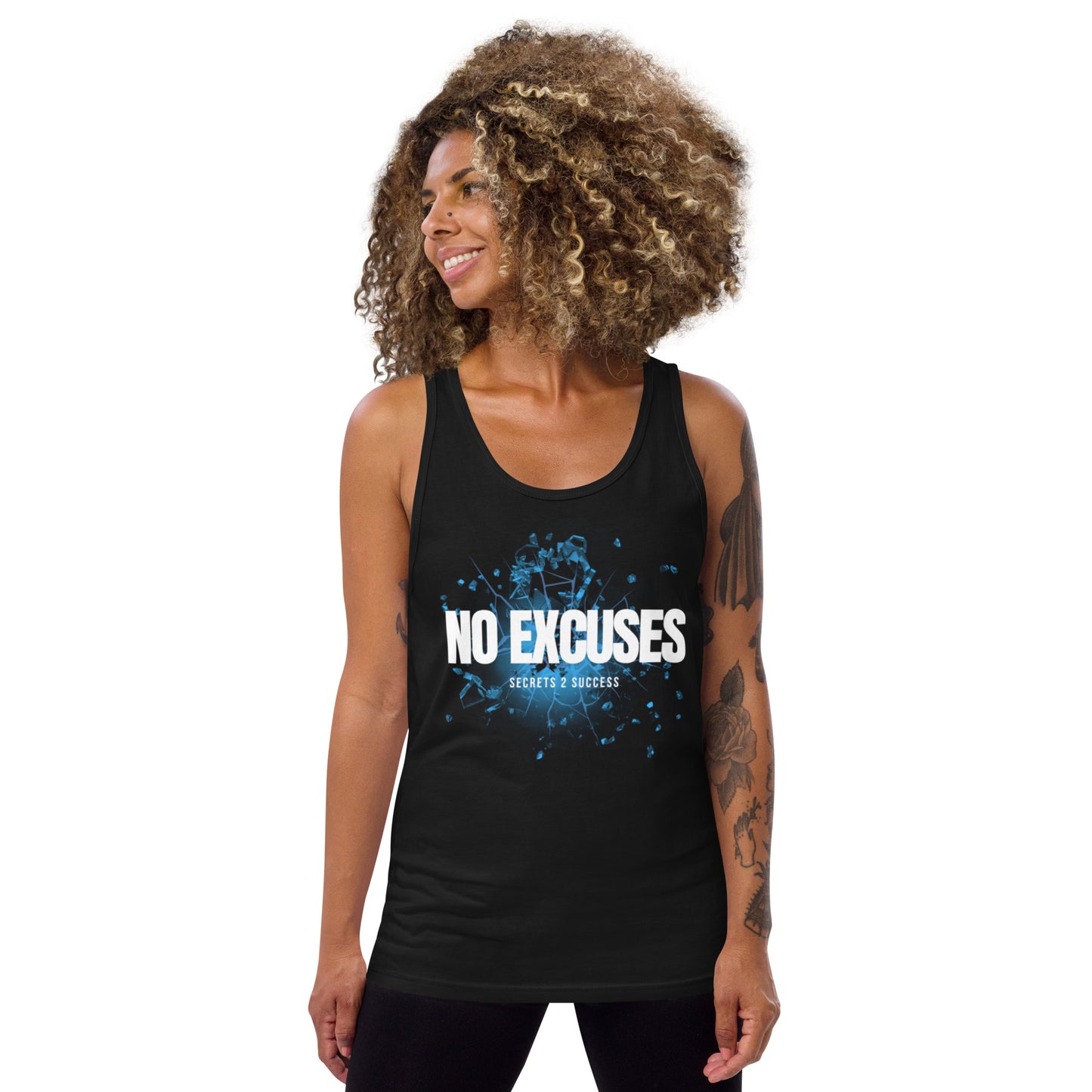 No excuses Unisex Tank Top