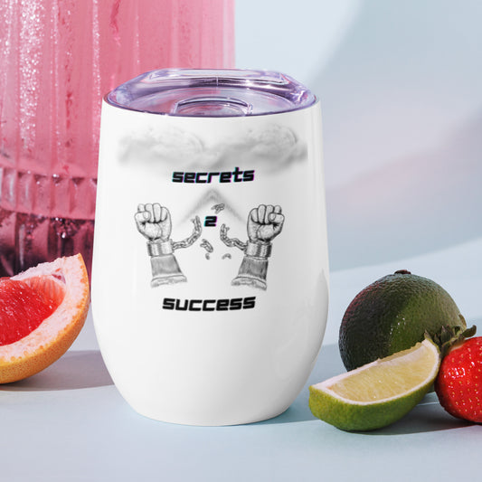 Secrets 2 Success Wine tumbler