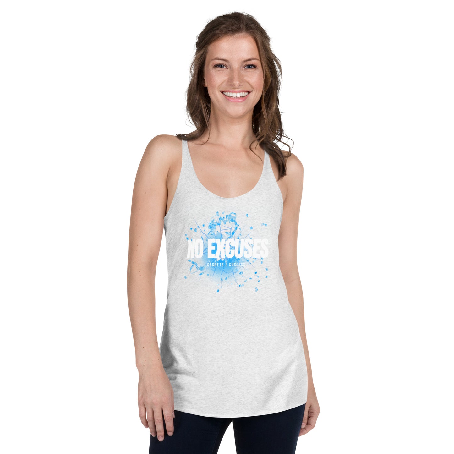 NO EXCUSES Women's Racerback Tank